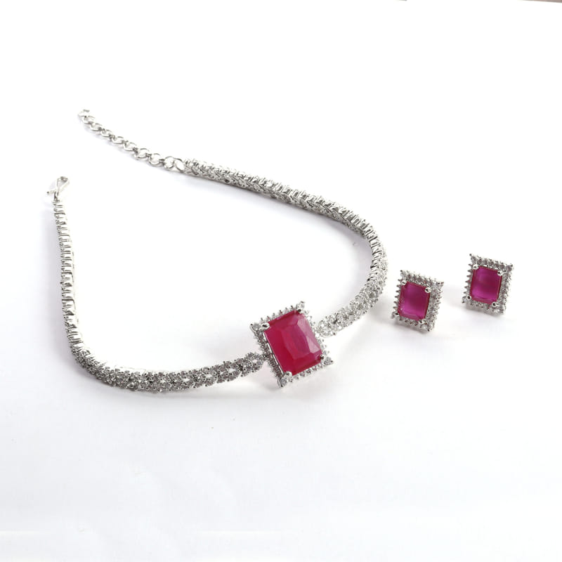 Ruby Quad Choker Set