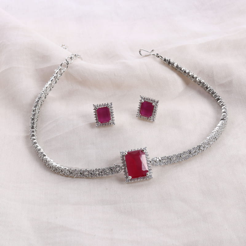 Ruby Quad Choker Set