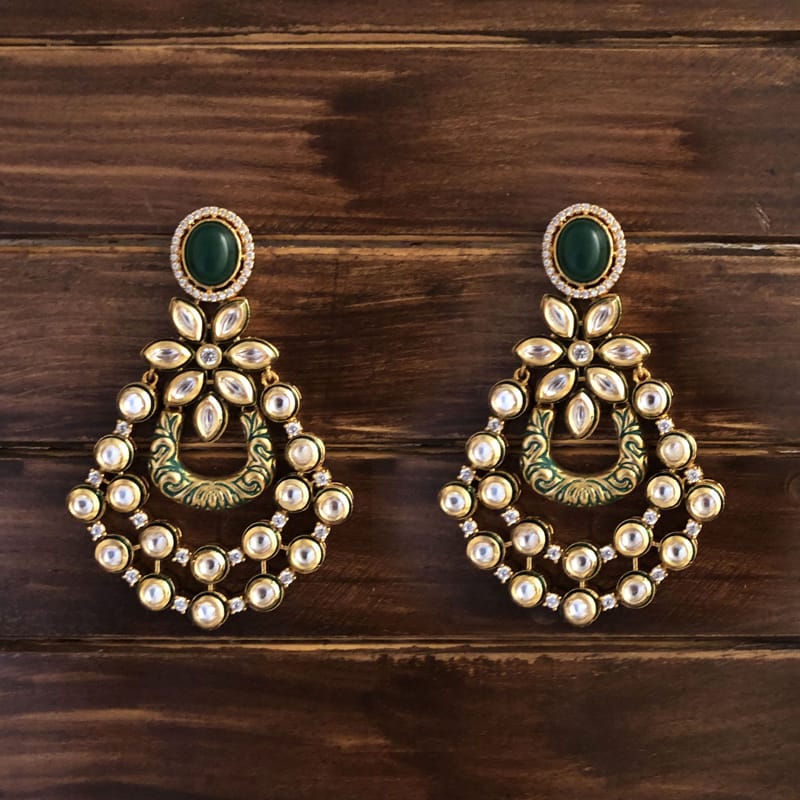 Brinda Kundan Earrings