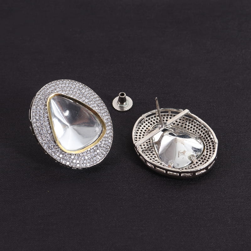 Aneri Polki Studs