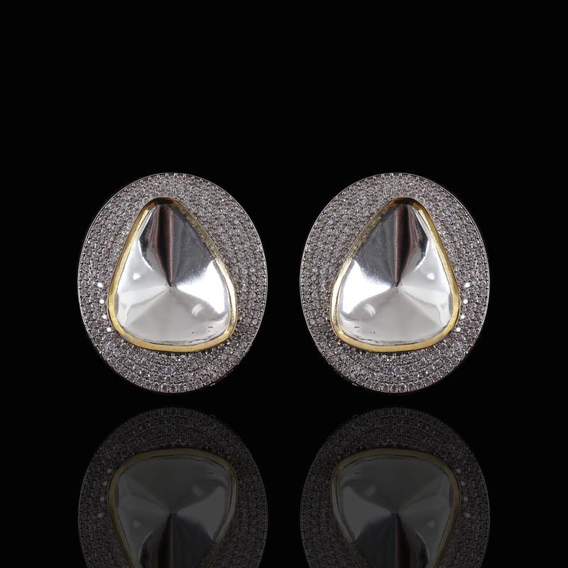 Aneri Polki Studs