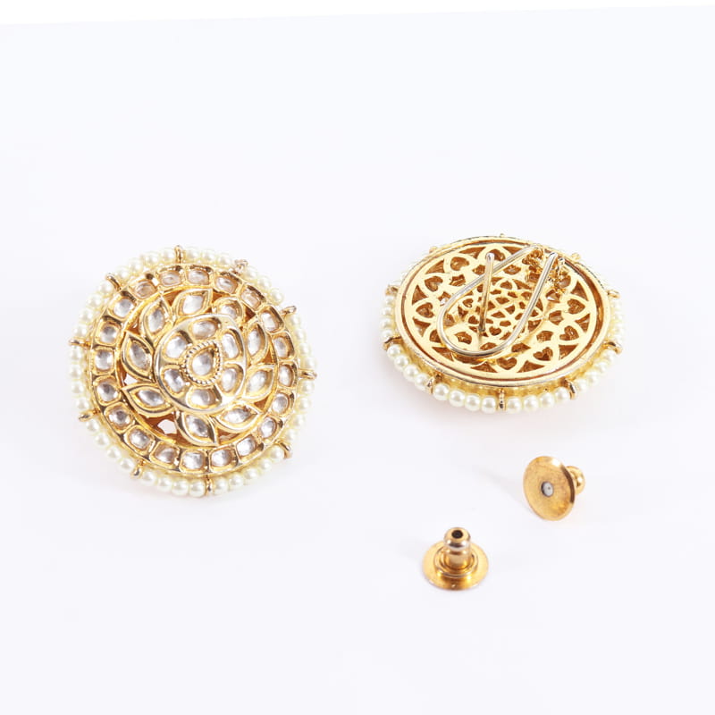 Amoi Kundan Studs