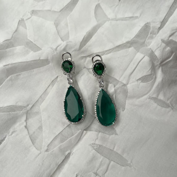 Spark Emerald Earrings