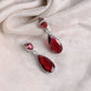 Spark Red Earrings
