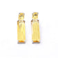 Brick Earrings - Citrine