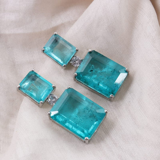 Keeya Earrings - Turquoise Blue