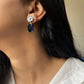 Octo Flora Earrings-Blue