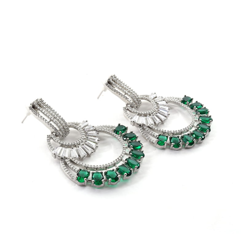 Elise Emerald Earrings