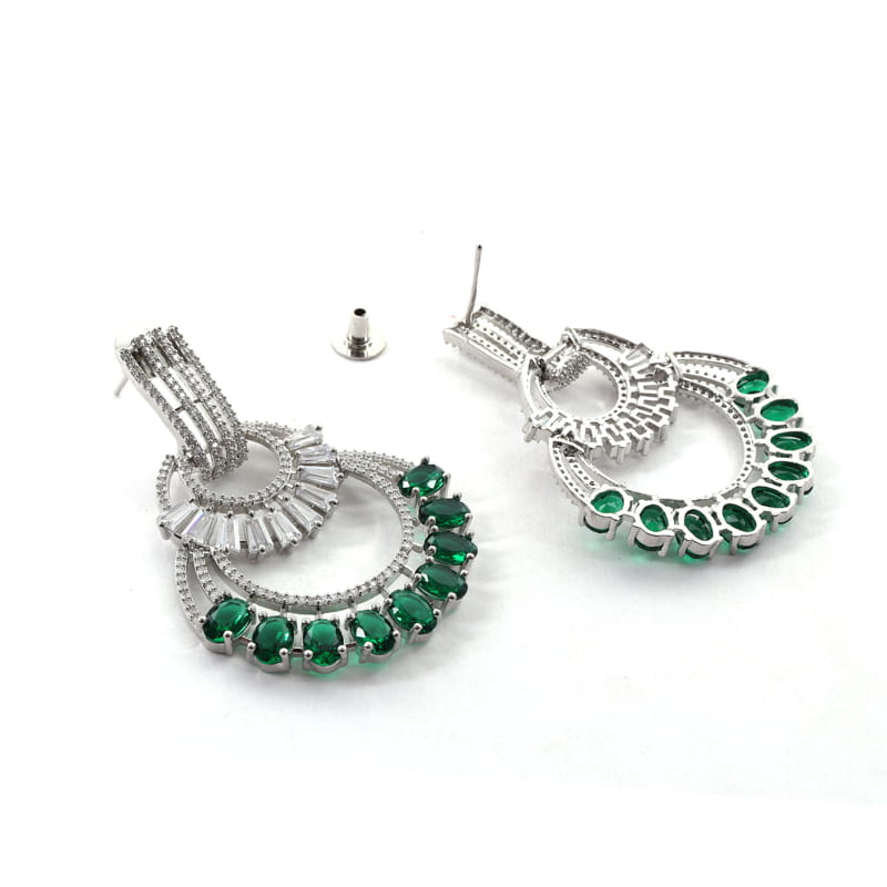 Elise Emerald Earrings