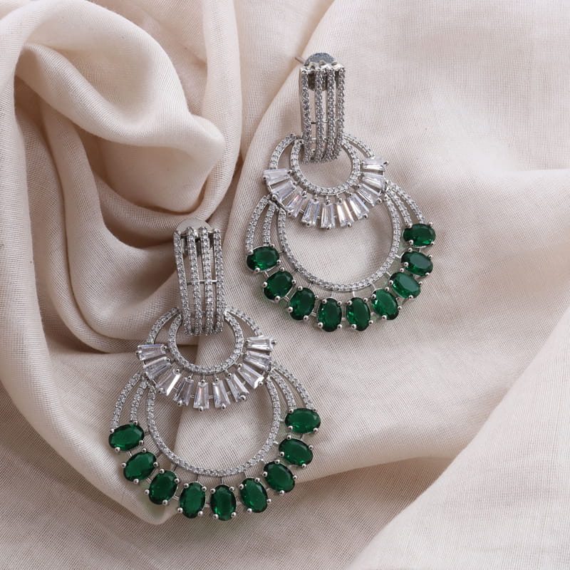 Elise Emerald Earrings