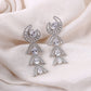 Moon Dangler Earrings
