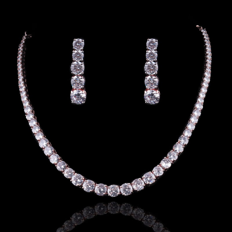 Solitaire Necklace Set