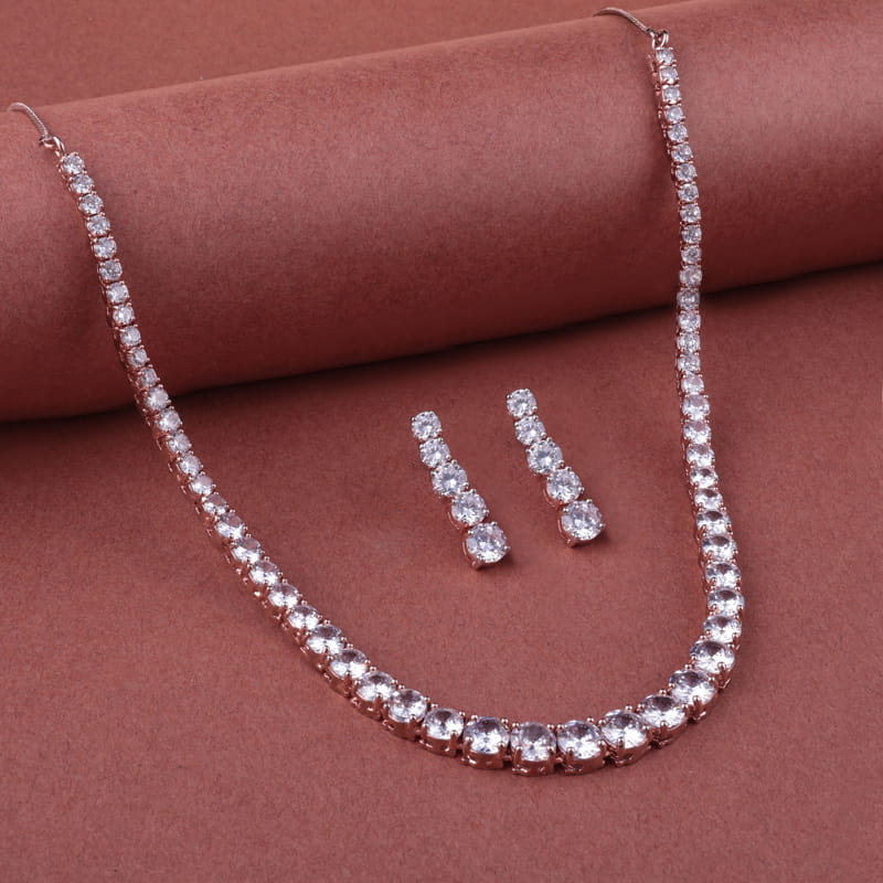 Solitaire Necklace Set