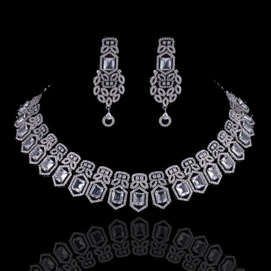 Classic Pentagon Necklace Set