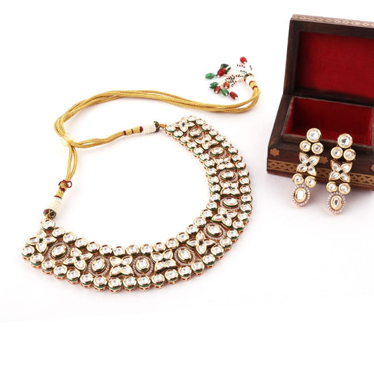 Rabhya Kundan Necklace Set