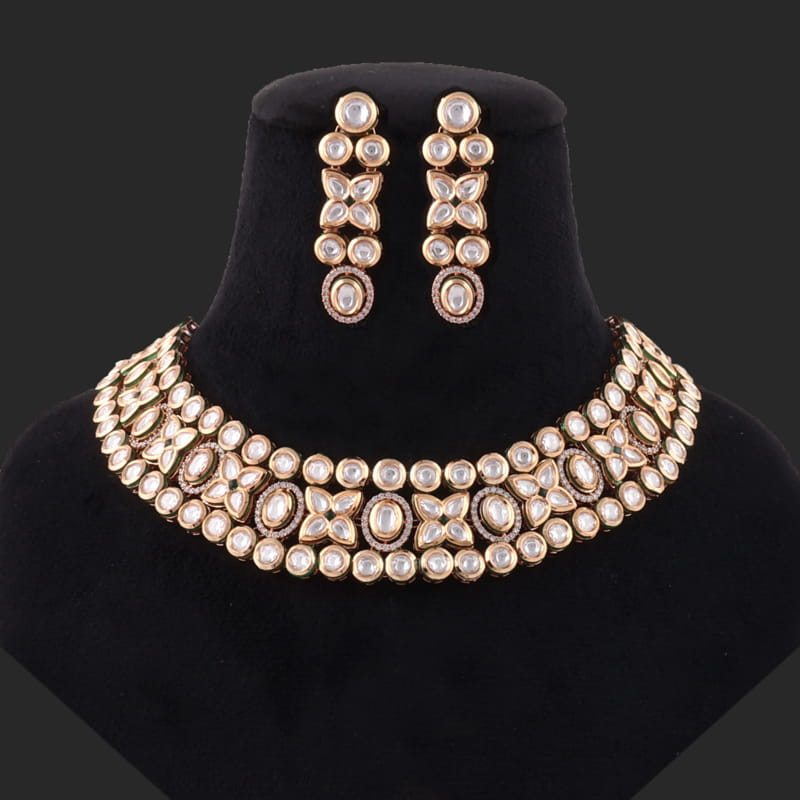 Rabhya Kundan Necklace Set