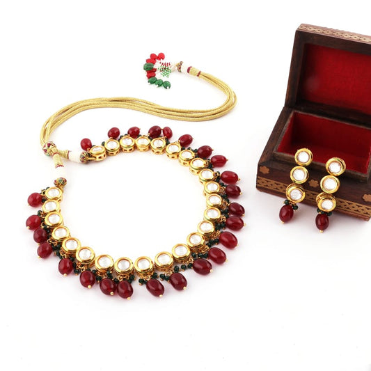 Poorvi Kundan Necklace Set