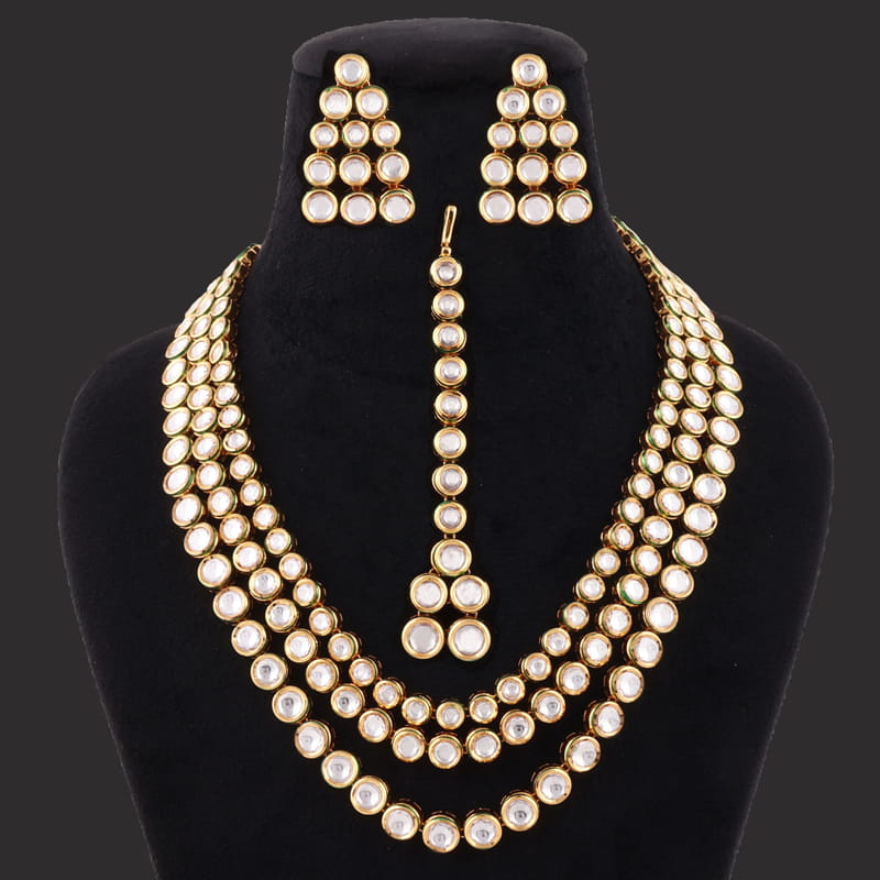 Adhya Kundan Necklace Set