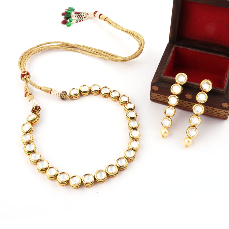 Veda Kundan Necklace Set