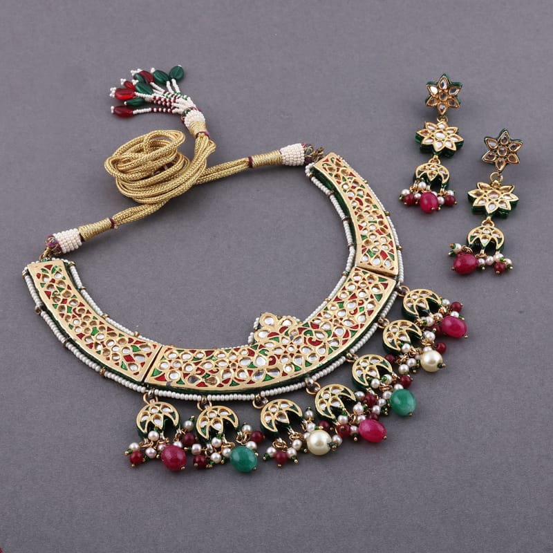 Samyukta Kundan Necklace Set