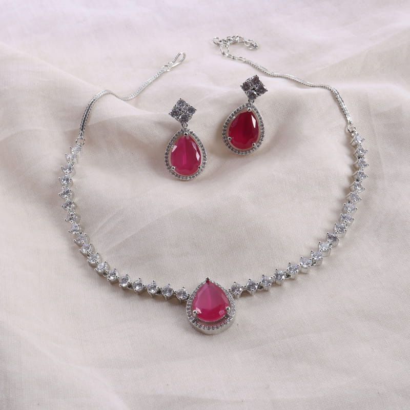 Princess Ruby Necklace Set