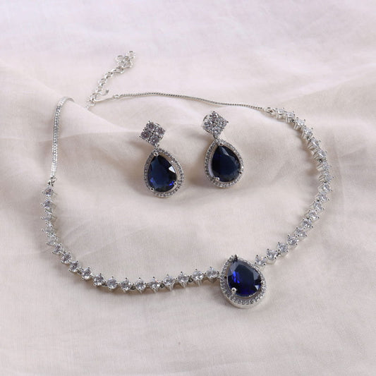 Princess Blue Necklace Set