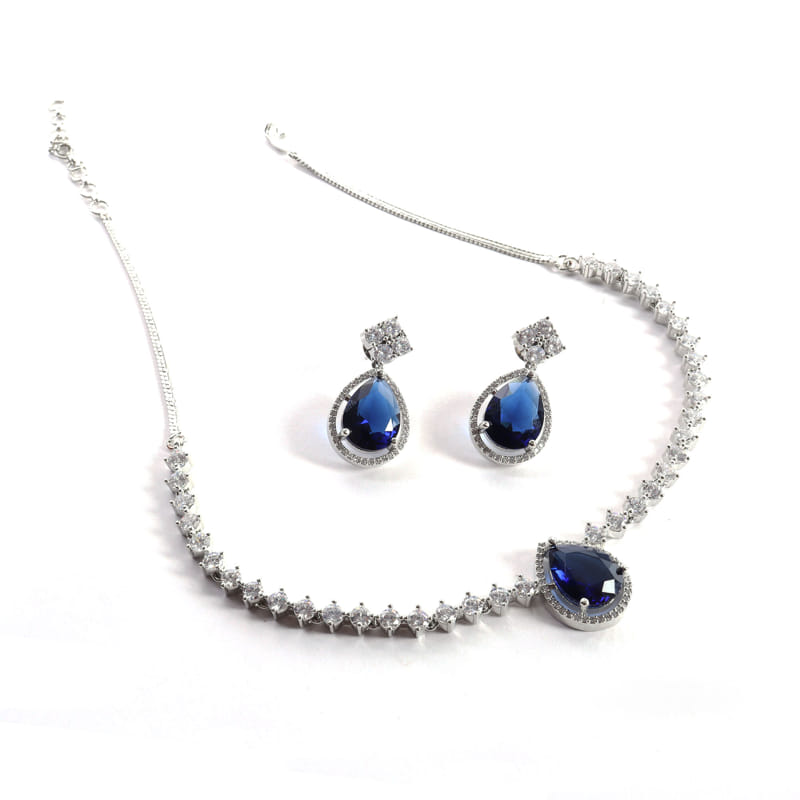 Princess Blue Necklace Set