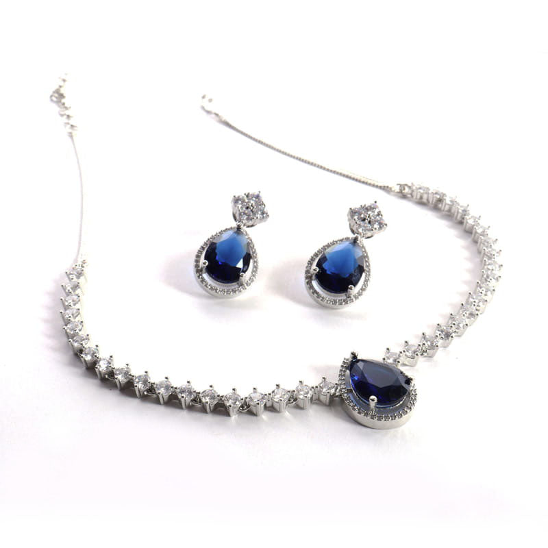 Princess Blue Necklace Set